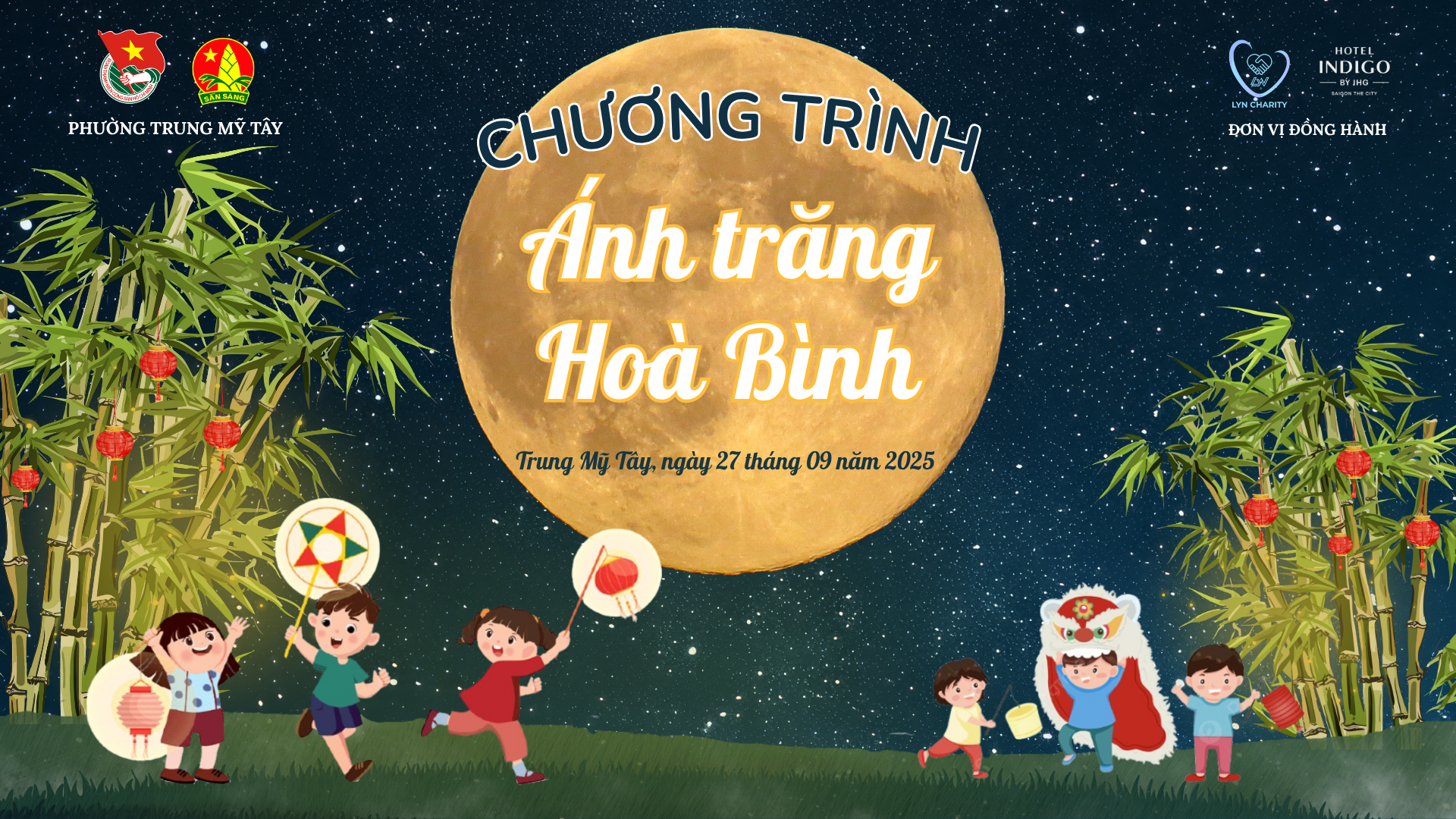 Chương trình Vui Tết Trung Thu 2025 “Ánh trăng hoà bình”